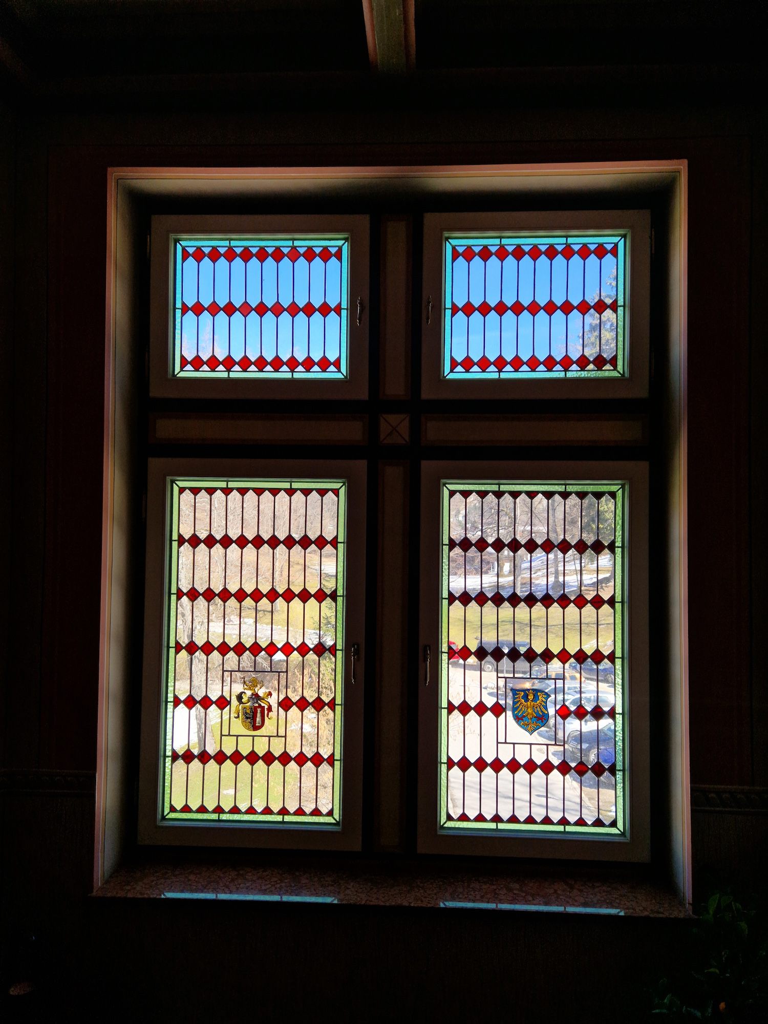 Glaserei-Leonhard-Fischer-Oberammergau-Glaskunst-Fenster-bleiverglast-Jugendstilvilla