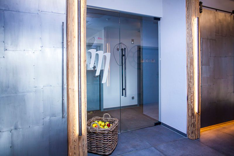 Glas im Innenbereich Interieur - Doppelglasschwingtuer